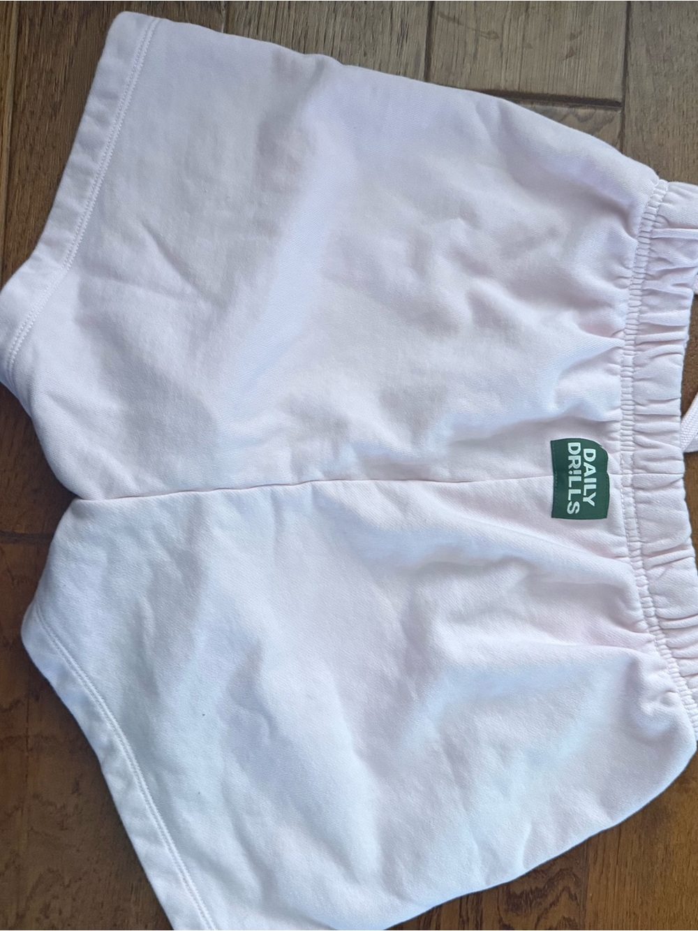 Daily Drills Pastel Pink Cozy Shorts - Picture 2 of 3